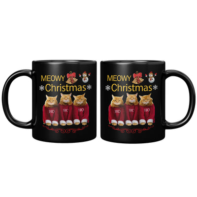 Meowy Christmas Ho Ho Ho Mug