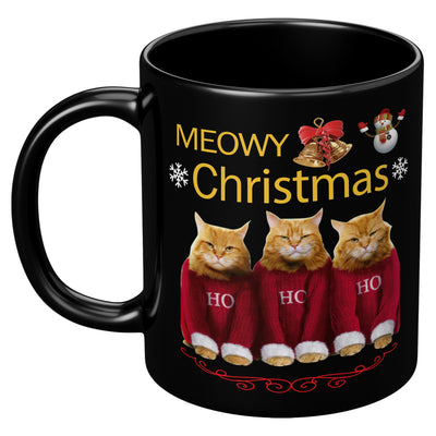 Meowy Christmas Ho Ho Ho Mug