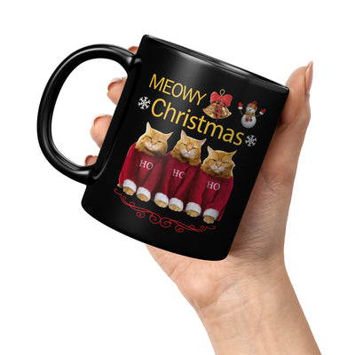 Meowy Christmas Ho Ho Ho Mug
