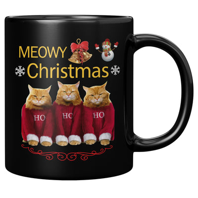 Meowy Christmas Ho Ho Ho Mug