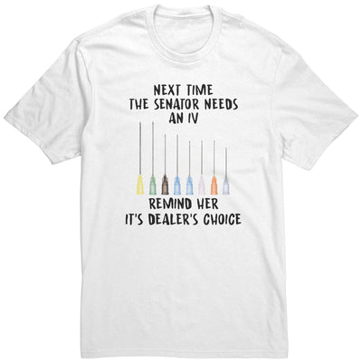 Nurse Gift Tee Next Time The Senator Needs an IV Funny Injection Nurse Shirt, Nurse Shirt