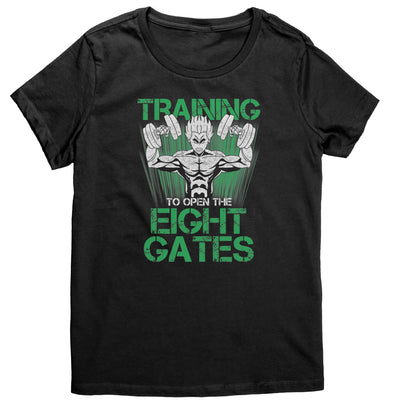 Training to Open The Eight Gates Naruto Shirt