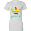 Pride Shirt 2018, LGBT Gay Lesbian Pride Shirt 2018 white lá