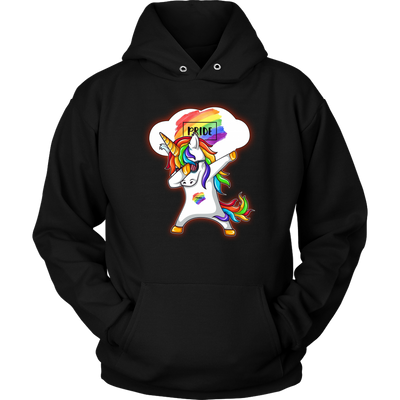 Dabbing-Unicorn-Shirts-LGBT-SHIRTS-gay-pride-shirts-gay-pride-rainbow-lesbian-equality-clothing-women-men-unisex-hoodie
