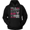 She Is Clothed With Strength Dignity Shirt, Breast Cancer Shirt