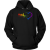 Pride Heartbeat Rainbow Shirt, LGBT Shirt, Nurse Shirt