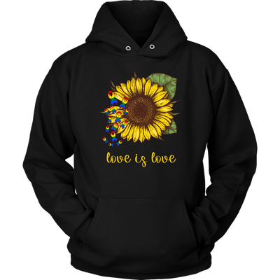 Love is Love Sunflower Shirt, LGBT Shirt, Pride Shirt