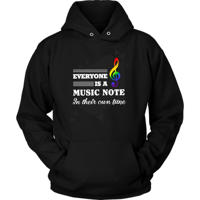 EVERYONE-IS-A-MUSIC-NOTE-INTHEIR-OWN-TUNE-lgbt-shirts-gay-pride-shirts-rainbow-lesbian-equality-clothing-women-men-unisex-hoodie