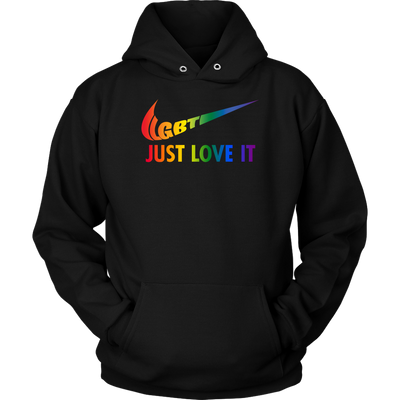 LGBT-JUST-LOVE-IT-LGBT-SHIRTS-gay-pride-SHIRTS-rainbow-lesbian-equality-clothing-women-men-unisex-hoodie