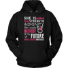 She Is Clothed With Strength Dignity Shirt, Breast Cancer Awareness Shirts