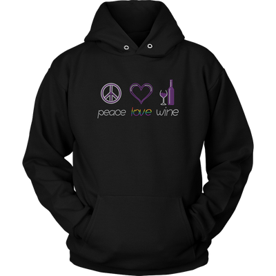 Peace-Love-Wine-Shirts-LGBT-SHIRTS-gay-pride-shirts-gay-pride-rainbow-lesbian-equality-clothing-women-men-unisex-hoodie