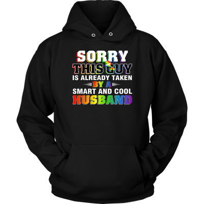 Sorry-This-Guy-is-Already-Taken-By-a-Smart-and-Cool-Husband-Shirts-LGBT-shirtS-gay-pride-SHIRTS-rainbow-lesbian-equality-clothing-women-men-unisex-hoodie