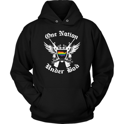 One-Nation-Under-God-Shirt-Gay-Pride-Shirts-LGBT-Lesbian-Equality-Gay-Rainbow-Pride-Clothing-Men-Women-Hoodie