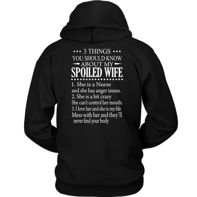 3-Things-You-Should-Know-About-My-Spoiled-Wife-Nurse-Shirt-nurse-shirt-nurse-gift-nurse-nurse-appreciation-nurse-shirts-rn-shirt-personalized-nurse-gift-for-nurse-rn-nurse-life-registered-nurse-clothing-women-men-unisex-hoodie