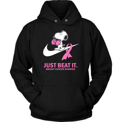 Just Beat It, Breast Cancer Warrior Snoopy Shirt