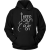 Keep Calm and Play On Guitar Shirt, Guitar Shirt