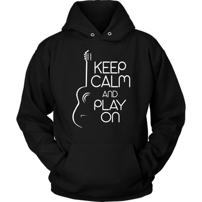 Keep Calm and Play On Guitar Shirt, Guitar Shirt