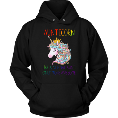 Aunticorn Like a Normal Aunt Only More Awesome Shirt, LGBT Shirt