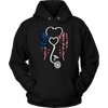 Nurse Angel Wings American Flag, Nurse Shirt