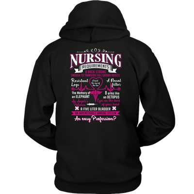 Nursing Requirements - An Impenetrable Immune System En Easy Profession Shirt, Nurse Shirt