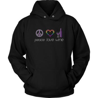 Peace-Love-Wine-Shirts-LGBT-SHIRTS-gay-pride-shirts-gay-pride-rainbow-lesbian-equality-clothing-women-men-unisex-hoodie