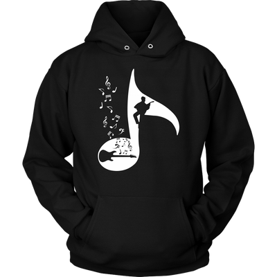 Guitar Shirt, Guitar Music Note Shirt