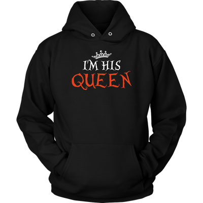 I'm-His-Queen-Shirt-gift-for-wife-wife-gift-wife-shirt-wifey-wifey-shirt-wife-t-shirt-wife-anniversary-gift-family-shirt-birthday-shirt-funny-shirts-sarcastic-shirt-best-friend-shirt-clothing-women-men-unisex-hoodie