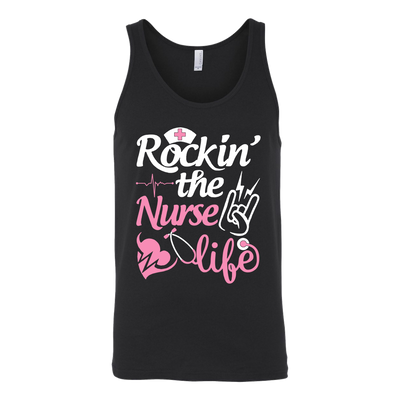 Rockin-the-Nurse-Life-Shirts-nurse-shirt-nurse-gift-nurse-nurse-appreciation-nurse-shirts-rn-shirt-personalized-nurse-gift-for-nurse-rn-nurse-life-registered-nurse-clothing-women-men-unisex-tank-tops