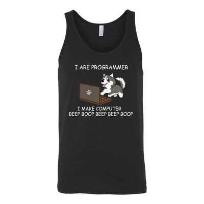 I Are Programmer I Make Computer Beep Funny Cute Dog Shirt