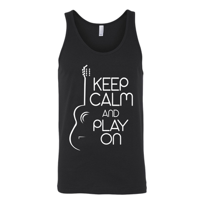 Keep Calm and Play On Guitar Shirt, Guitar Shirt