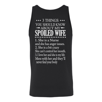 3-Things-You-Should-Know-About-My-Spoiled-Wife-Nurse-Shirt-nurse-shirt-nurse-gift-nurse-nurse-appreciation-nurse-shirts-rn-shirt-personalized-nurse-gift-for-nurse-rn-nurse-life-registered-nurse-clothing-women-men-unisex-tank-tops