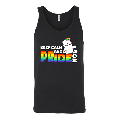 Unicorn-Shirts-KEEP-CALM-AND-PRIDE-NOW-lgbt-shirts-gay-pride-SHIRTS-rainbow-lesbian-equality-clothing-women-men-unisex-tank-tops