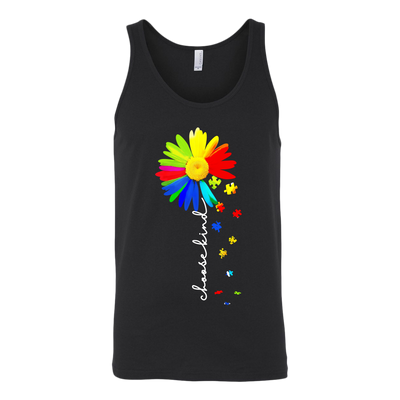 Flower-Choose-Kind-Shirt-autism-shirts-autism-awareness-autism-shirt-for-mom-autism-shirt-teacher-autism-mom-autism-gifts-autism-awareness-shirt- puzzle-pieces-autistic-autistic-children-autism-spectrum-clothing-women-men-unisex-tank-tops