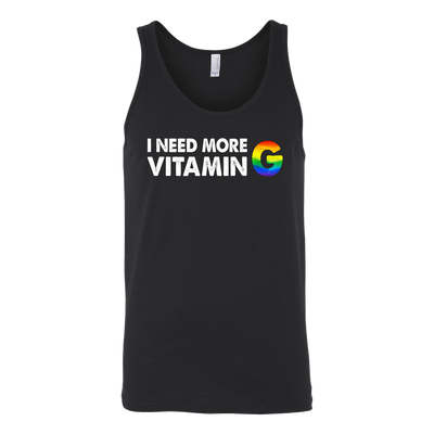 I-NEED-MORE-VITAMIN-G-LGBT-shirts-gay-pride-rainbow-lesbian-equality-clothing-men-women-unisex-tank-tops