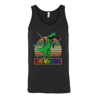 Dinosaurs-What-Now-Bitch-Shirt-LGBT-SHIRTS-gay-pride-shirts-gay-pride-rainbow-lesbian-equality-clothing-women-men-unisex-tank-tops