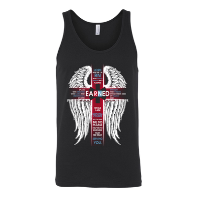 Nurse Shirt, Lord May Be I A RN Angel Wing Shirt