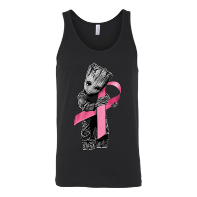 Baby Groot Ribbon Shirt, Breast Awareness Shirt