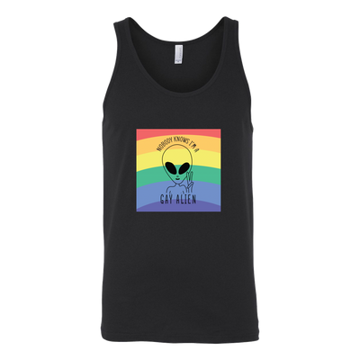 Nobody-Knows-I'm-a-Gay-Alien-Shirts-LGBT-SHIRTS-gay-pride-shirts-gay-pride-rainbow-lesbian-equality-clothing-women-men-unisex-tank-tops