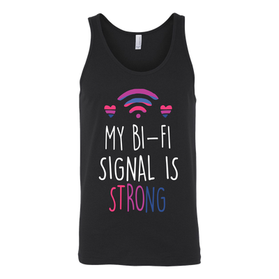 Bisexual-shirts-My-Bi-Fi-Signal-Is-Strong-Shirts-LGBT-SHIRTS-gay-pride-shirts-gay-pride-rainbow-lesbian-equality-clothing-women-men-unisex-tank-tops