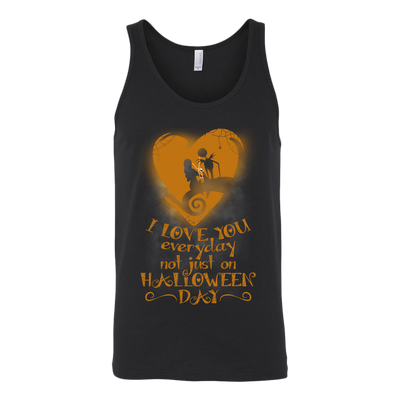 I Love You Everyday Not Just On Halloween Day Shirt, Jack and Sally Shirt, The Nightmare Before Christmas Shirt