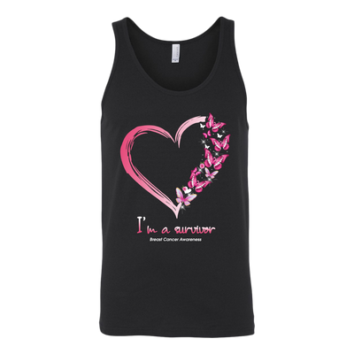 I-m-A-Survivor-Breast-Cancer-Awareness-Heart-Butterfly-Shirt-breast-cancer-shirt-breast-cancer-cancer-awareness-cancer-shirt-cancer-survivor-pink-ribbon-pink-ribbon-shirt-awareness-shirt-family-shirt-birthday-shirt-best-friend-shirt-clothing-women-men-unisex-tank-tops