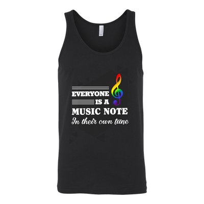 EVERYONE-IS-A-MUSIC-NOTE-INTHEIR-OWN-TUNE-lgbt-shirts-gay-pride-shirts-rainbow-lesbian-equality-clothing-women-men-unisex-tank-tops