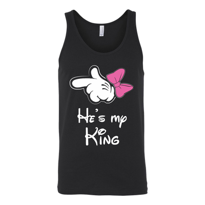 He-is-My-King-Shirts-Mickey-Shirts-gift-for-wife-wife-gift-wife-shirt-wifey-wifey-shirt-wife-t-shirt-wife-anniversary-gift-family-shirt-birthday-shirt-funny-shirts-sarcastic-shirt-best-friend-shirt-clothing-women-men-unisex-tank-tops