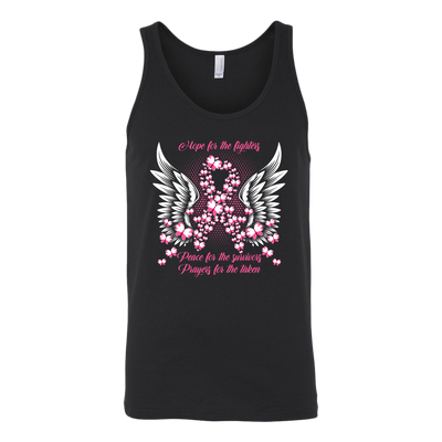 Hope-for-The-Fighters-Peace-for-The-Survivors-Prayers-for-The-Taken-breast-cancer-shirt-breast-cancer-cancer-awareness-cancer-shirt-cancer-survivor-pink-ribbon-pink-ribbon-shirt-awareness-shirt-family-shirt-birthday-shirt-best-friend-shirt-clothing-women-men-unisex-tank-tops