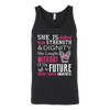 She Is Clothed With Strength Dignity Shirt, Breast Cancer Shirt