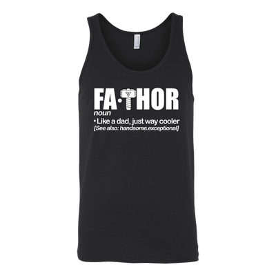 FaThor-Shirt-Father's-Day-Shirt-dad-shirt-father-shirt-fathers-day-gift-new-dad-gift-for-dad-funny-dad shirt-father-gift-new-dad-shirt-anniversary-gift-family-shirt-birthday-shirt-funny-shirts-sarcastic-shirt-best-friend-shirt-clothing-women-men-unisex-tank-tops