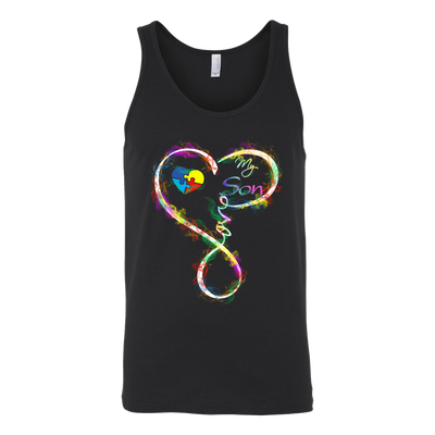 Heart-Love-My-Son-Autism-Shirts-autism-shirts-autism-awareness-autism-shirt-for-mom-autism-shirt-teacher-autism-mom-autism-gifts-autism-awareness-shirt- puzzle-pieces-autistic-autistic-children-autism-spectrum-clothing-women-men-unisex-tank-tops