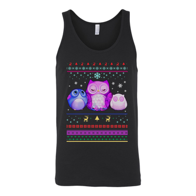 Owl-Christmas-Shirt-Owl-Sweatshirt-merry-christmas-christmas-shirt-holiday-shirt-christmas-shirts-christmas-gift-christmas-tshirt-santa-claus-ugly-christmas-ugly-sweater-christmas-sweater-sweater-family-shirt-birthday-shirt-funny-shirts-sarcastic-shirt-best-friend-shirt-clothing-women-men-unisex-tank-tops