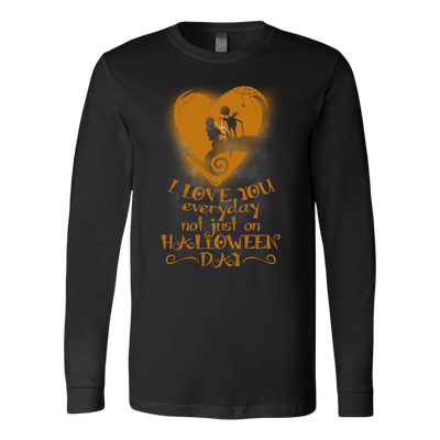 I Love You Everyday Not Just On Halloween Day Shirt, Jack and Sally Shirt, The Nightmare Before Christmas Shirt