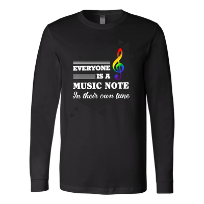 EVERYONE-IS-A-MUSIC-NOTE-INTHEIR-OWN-TUNE-lgbt-shirts-gay-pride-shirts-rainbow-lesbian-equality-clothing-women-men-long-sleeve-shirt